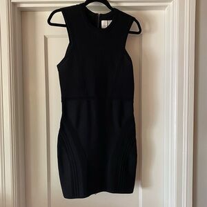 SAMSOE SAMSOE BLACK MINI BODY CON DRESS